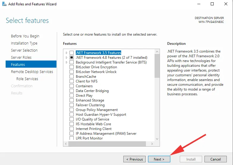 Windows server 2022 enable micro server manager part5