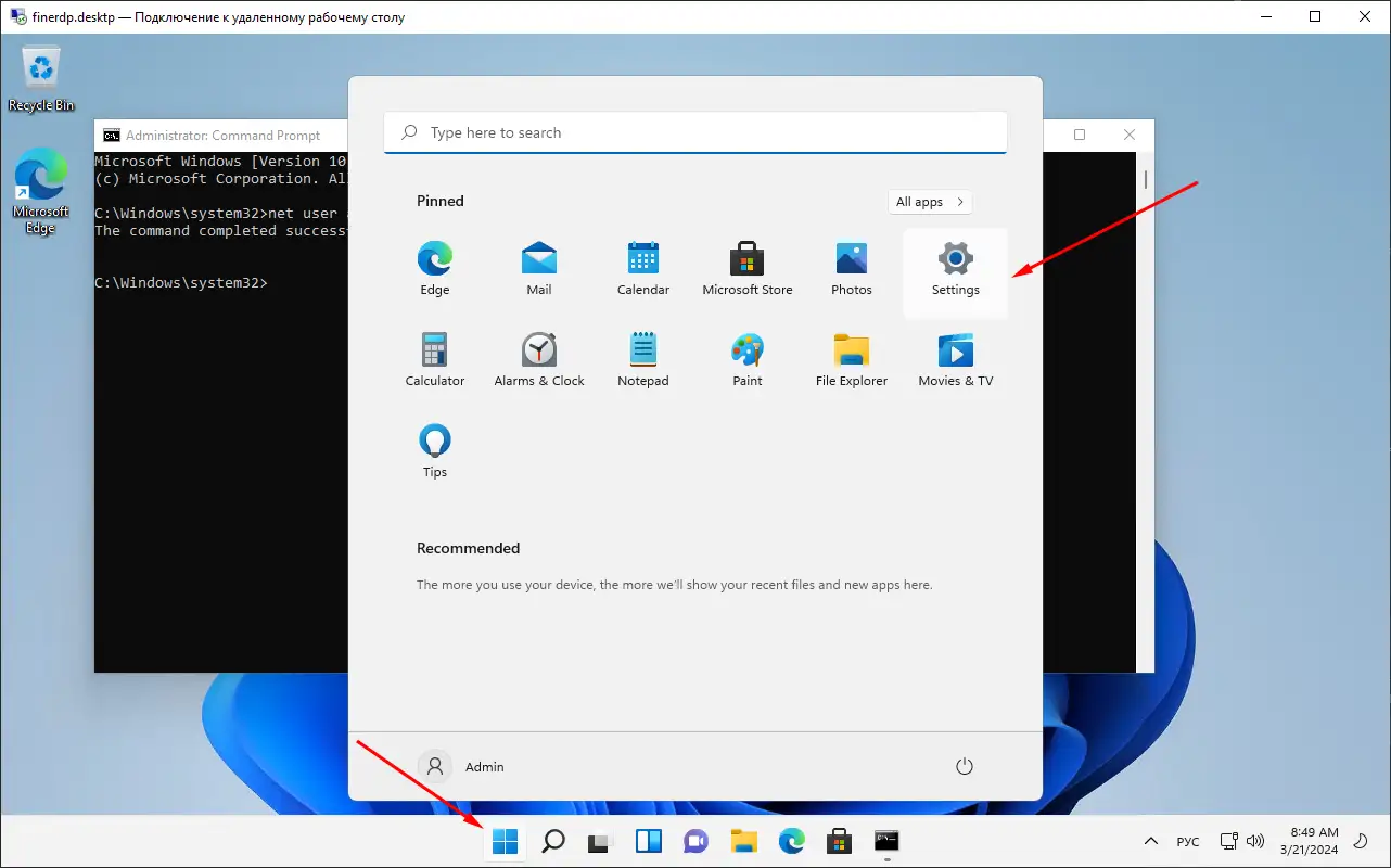 windows 11 add new user open settings
