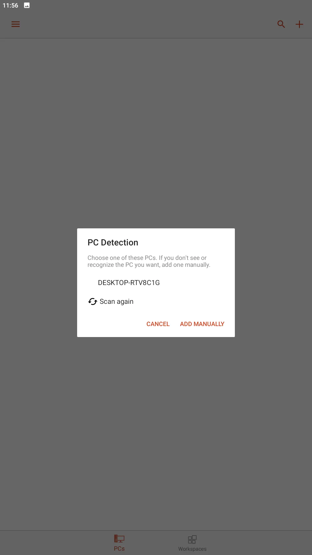 How to connect to RDP on Android - confirm add action