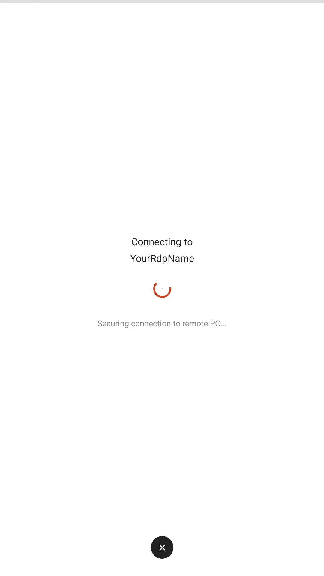 How to connect to RDP on Android - connecting process